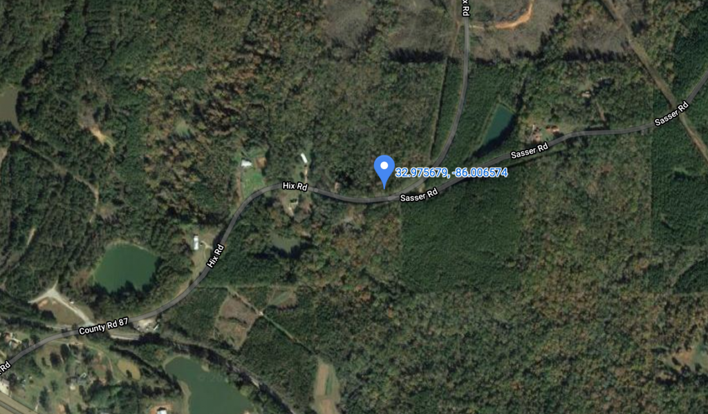Areal map of incident