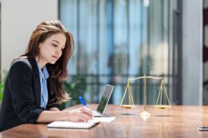 lawyer at work