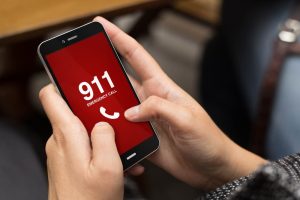 call 911 after accident