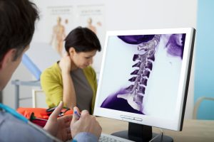 neck injury and doctor
